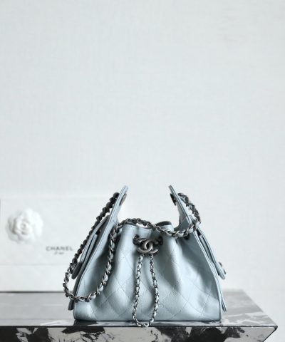Chanel 25 Mini Bag Mineral - chanel 25 mini mineral replica front view